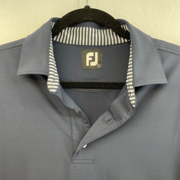 FootJoy FJ Golf Shirt Navy Blue West Haven Golf & Country Club Logo Men’s Large - Picture 5 of 16